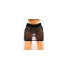 Jupe noire en résille transparente Maya 
